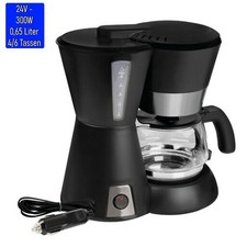 24V Kaffeemaschine mit Thermokanne 0,65L Filter Kaffeeautomat 300W Camping LKW