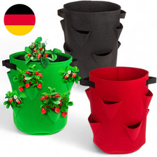 3Er-Set Erdbeer-Pflanzsack Mit