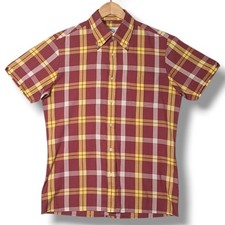 Brutus Trimfit Dr Martens Hemd Herren Medium Tartan Karo Mod Gelb Ochsenblut