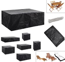 Abdeckplane Schutzhülle Abdeckfolie Gartentisch Möbel Sitzgruppe Abdeckhaube