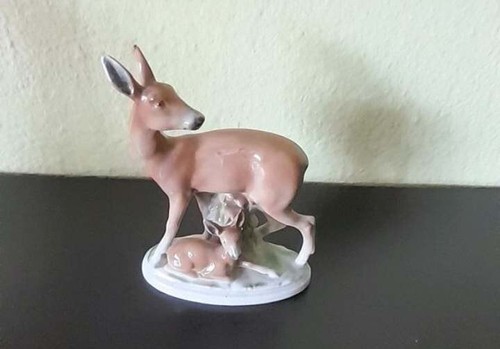 Porzellan figur rehe fasold - figur,