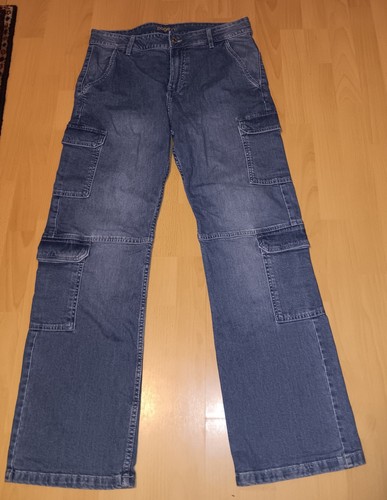 Cargohose denim damen - cargohose, denim,