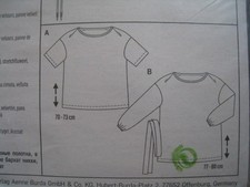 Burda 6260 Style Schnittmuster - Shirt - Gr. 44 - 54