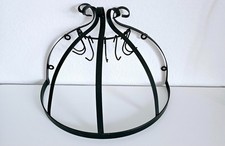 Topfhalter Wand Metall Schwarz