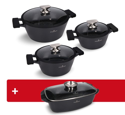Zwieger kochtopf set - 6-tlg, +