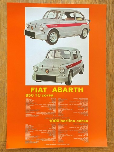 Glänzendes fiat abarth - fiat,
