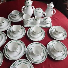 Kaffeeservice Fürstenberg Schlossgarten 12 Personen komplett