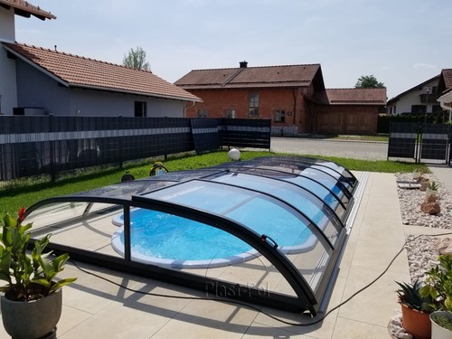 Gfk schwimmbecken überdachung - schwimmbecken,