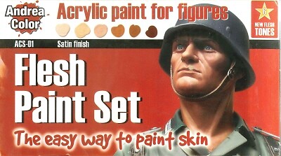 Flesh paint set - paint, easy