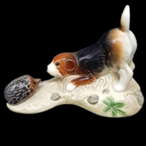 Goebel porzellanfigur beagle - porzellanfigur:,