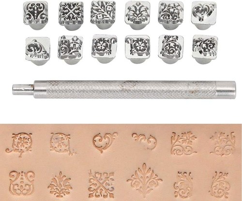 Stück leder stempel - leder,