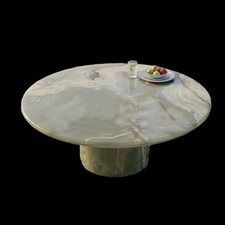 Runde Esstischplatte aus