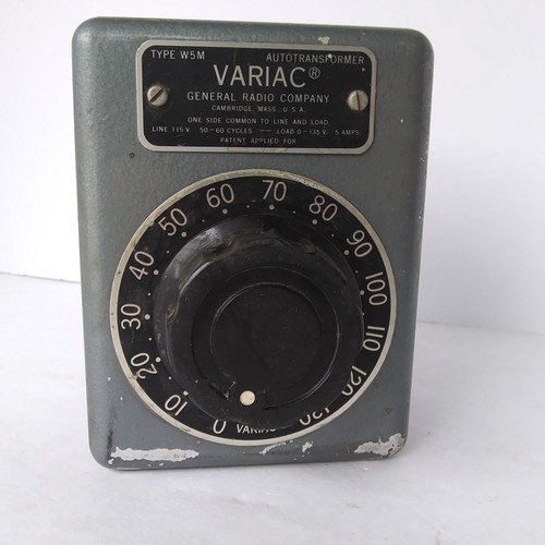 Vintage variac w5m - variac,