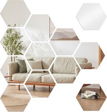 Sechseckige Spiegelfliesen