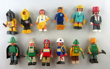 STECKFIGUR D + KONVOLUT / MENSCHEN IN DER NATUR FREIZEITSPORTLER + LESEN TOP RAR