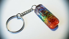 Bunter Orgon / Orgonit Anhänger als Schlüsselanhänger