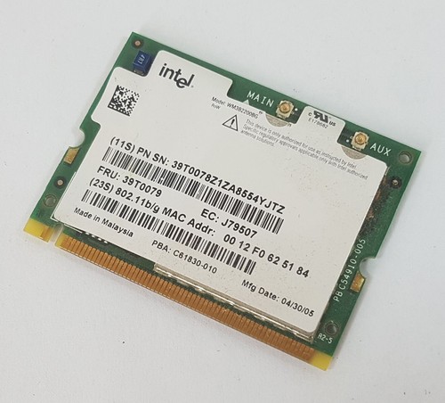 Wlan card intel pro - card,