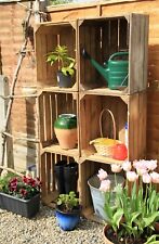 alte rustikale Obstkisten Holzkisten Weinkisten Apflekisten Tisch Regal