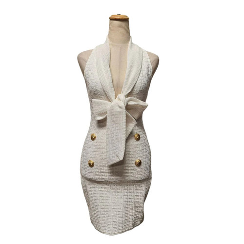 Balmain minikleid weiß - minikleid,