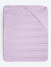 Mikronesse Cashma Plüsch Spannbettlaken,Shiny ‚1tlg., 140-160x200cm, Flieder