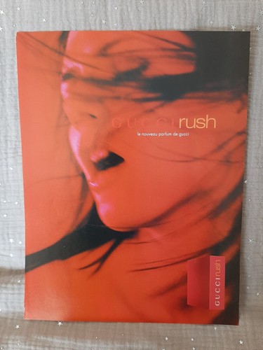 Werbepapier parfum gucci - parfum., rush