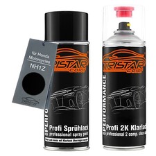 Motorradlack 2K Spraydosen Set für Honda Motorcycles NH1Z Black 1