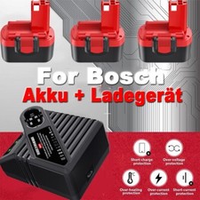 2x 5Ah BAT038 14,4V Akku/ Ladegerät Für Bosch Ni-MH BAT140  GSB GSR PSR VE-2 DHL