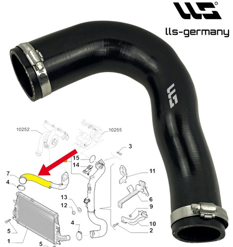 Turbo ladeluftschlauch für - turbo,