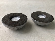 GUAXS Teelichthalter 2 Stk. unbenutzt Brauntöne Teelicht