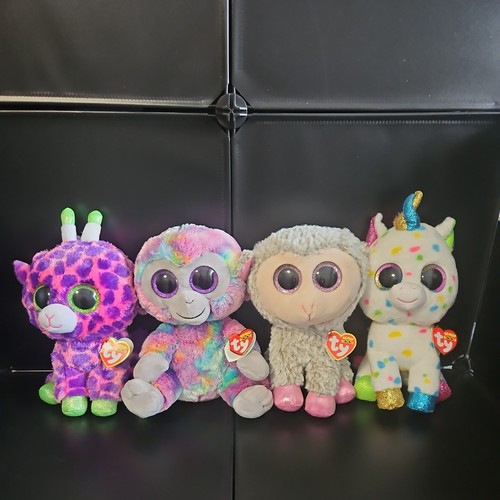 Beanie boo regenbogen - beanie, set