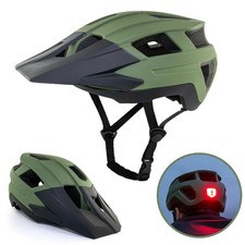 Fahrradhelm mit Rücklicht +