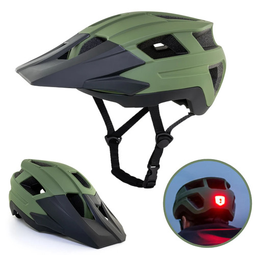 Fahrradhelm mit rücklicht - fahrradhelm,