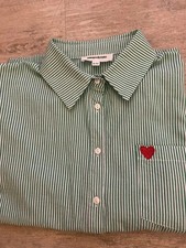 Damen Bluse Hemd S/ M Streifen