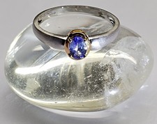 TANSANIT RING  1  STEIN  ca. 6