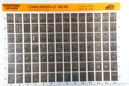 Grundig service camcorder - camcorder, lc