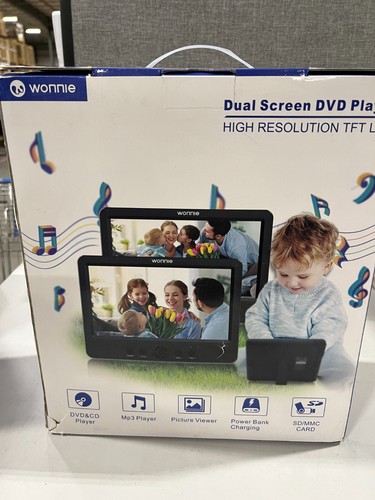 Wonnie dual screen dvd player - dual,