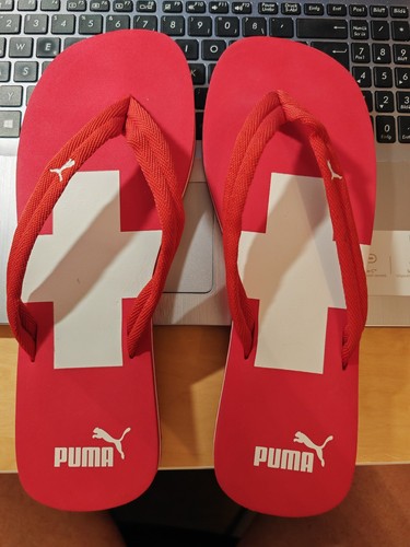 Puma swiss flag flip flop - swiss,