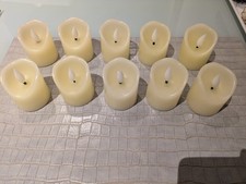 Elambia 10 Votivkerzen mit Timer