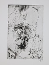 Horst janssen grafik radierung - horst,