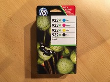 original HP 4-Pack 932XL Black 933XL Cyan Magenta Yellow C2P42AE ( 12/2019 ) OVP