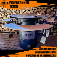 Tischplatte / Abstelltisch  für Feuerplatte Anstecktisch für Feuertonne