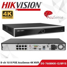 Hikvision DS-7608NXI-I2/8P/S 4K 8Kanal PoE NVR Recorder für IP Sicherheitskamera