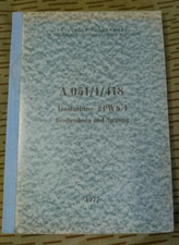 NVA VORSCHRIFT A 051/1/418