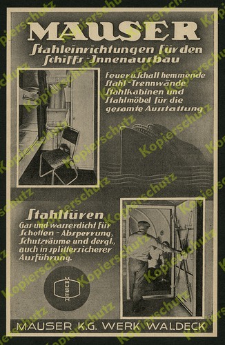 Reklame mauser werk waldeck - werk,