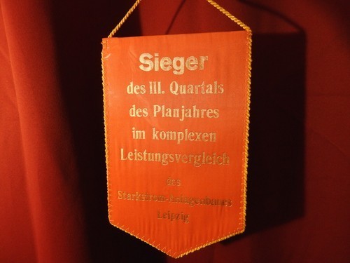 Wimpel ddr sieger des - des, iii