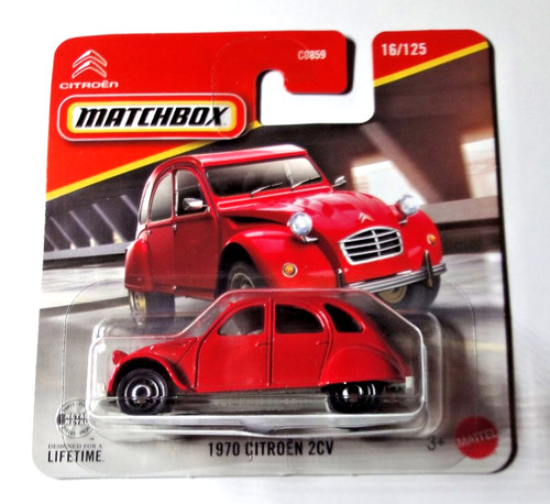 Matchbox 1970 citroën 2cv - matchbox,
