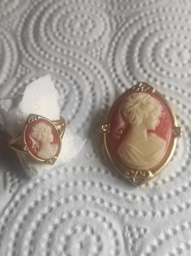 Tlg set modeschmuck brosche - tlg.,