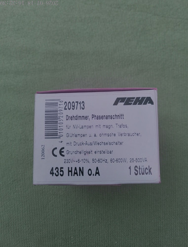 Peha 209713 drehdimmer - peha,
