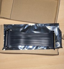 PHANTEKS PCI-E x16 Riser Flachband-Kabel, 180 Grad, 30cm - schwarz