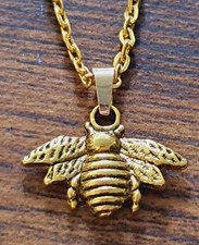 Halskette vergoldet fleissige Biene